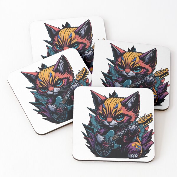 Item preview, Kitty Rockstar: Strumming Up Some Feline Fun! designed and sold by harperjg.
