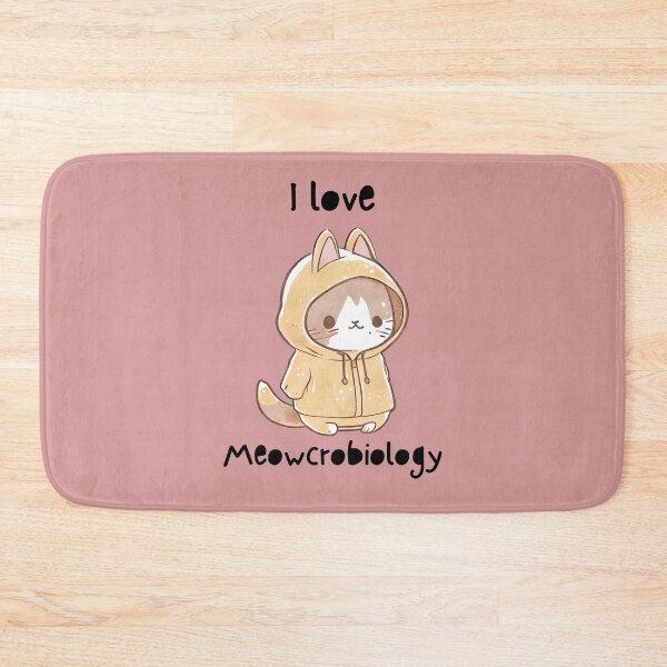 Item preview, I love meowcrobiology, cat themed design, cute, kawaii designed and sold by Girly-Universe.