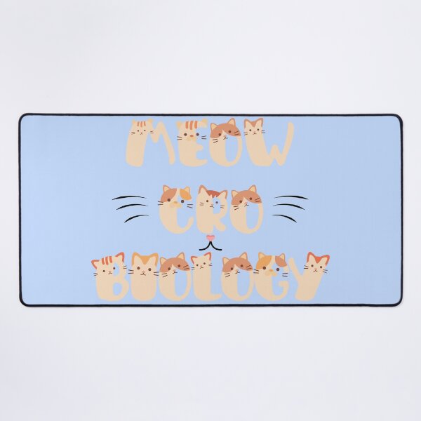Item preview, Meowcrobiology, cat themed design, cute, kawaii designed and sold by Girly-Universe.
