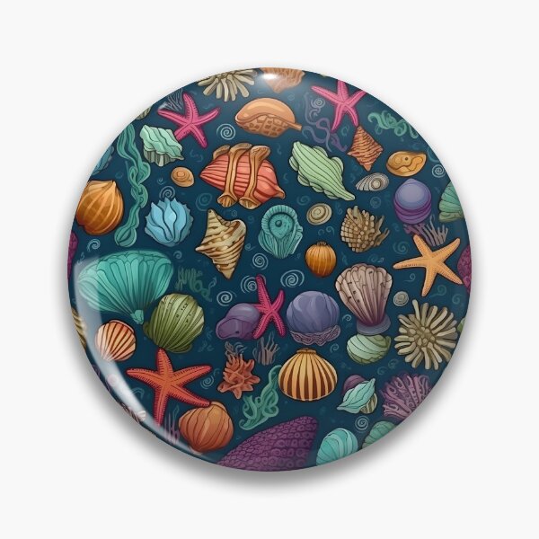 Item preview, Shell And Starfish Pattern designed and sold by HVIUXLEE.