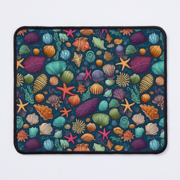 Item preview, Shell And Starfish Pattern designed and sold by HVIUXLEE.