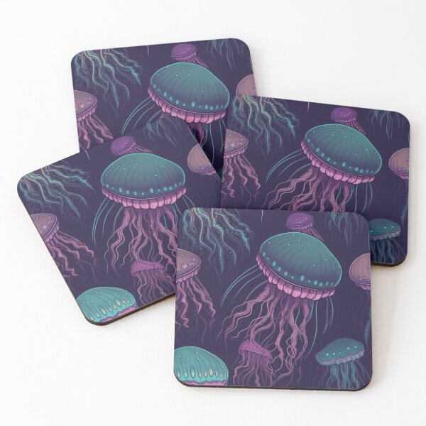 Item preview, Lumo jellyfish pink designed and sold by Lillypot-Prints.