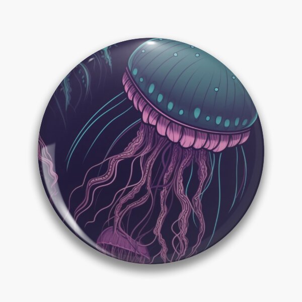 Item preview, Lumo jellyfish pink designed and sold by Lillypot-Prints.