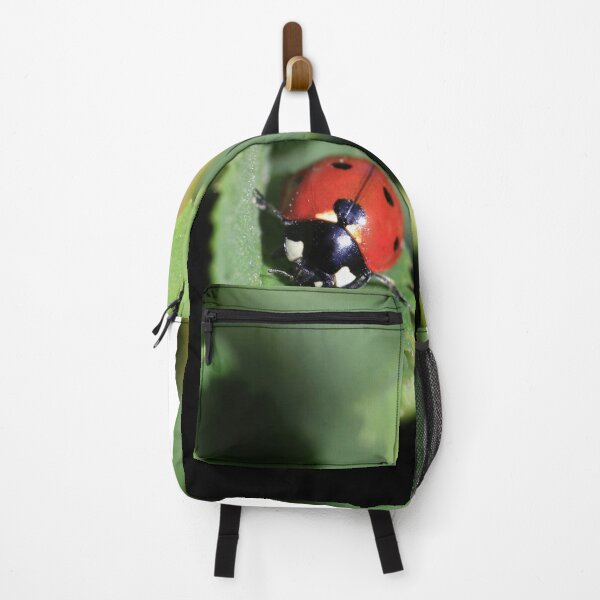Item preview, Red ladybug sitting on leaf designed and sold by olena2552.