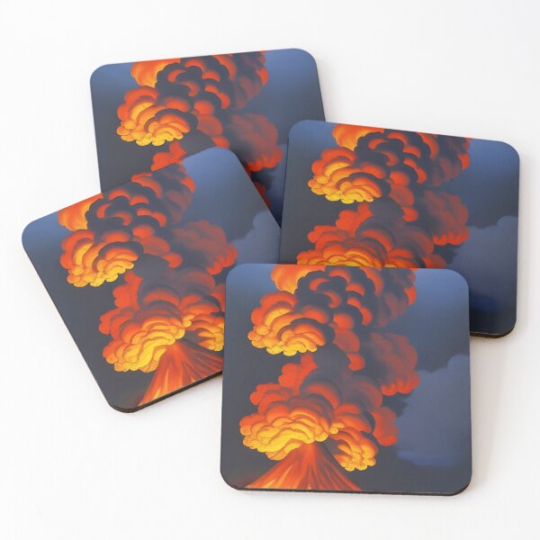 Item preview, Volcán en erupción, empaste, Ai Generated Art designed and sold by ACC .