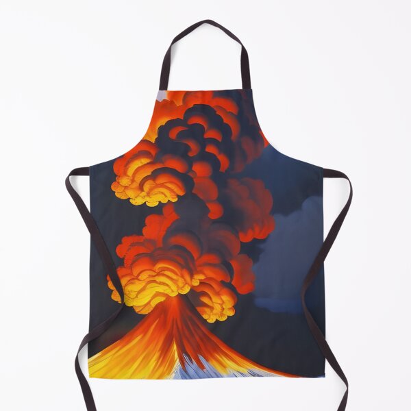 Item preview, Volcán en erupción, empaste, Ai Generated Art designed and sold by ACC .