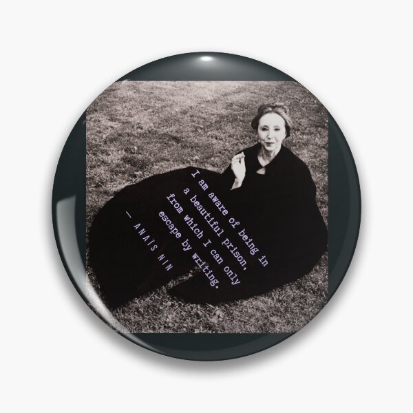 Item preview, Anaïs Nin portrait and quote: I am aware of being in a beautiful prison... designed and sold by artbleed.