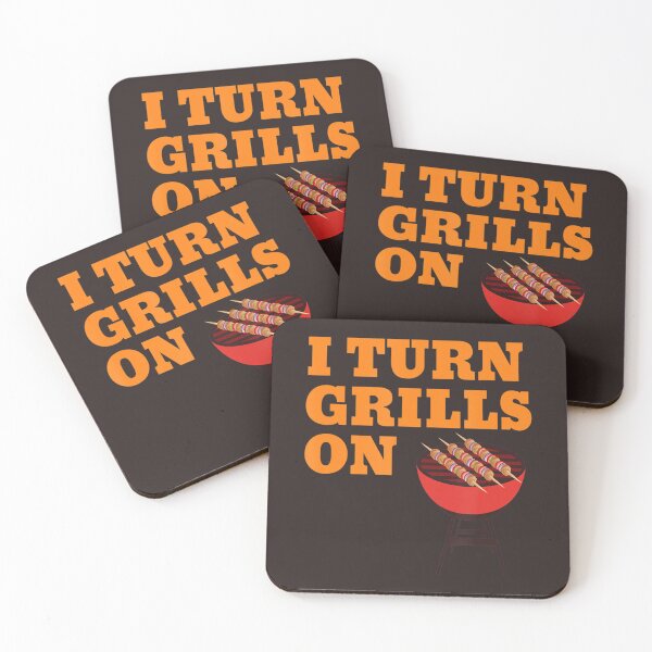 Item preview, Mens I Turn Grills On Grilling Barbecue Smoker Outdoor Hobby 		 designed and sold by piskarvahib3.