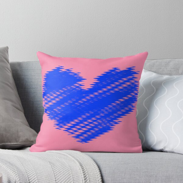 Item preview, Zig Zag Heart - Blue Heart Design designed and sold by Twaingrant.