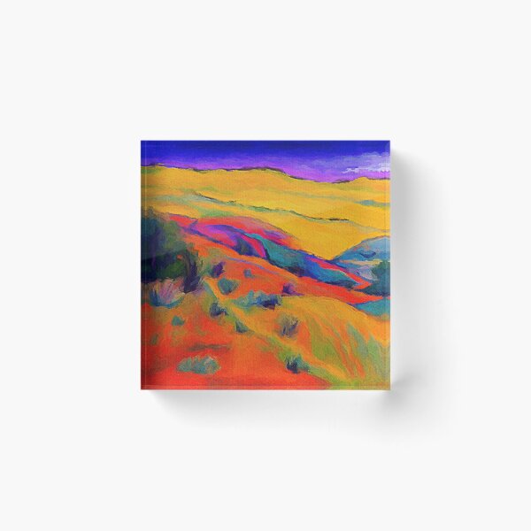 Item preview, Wild West colorful abstract landscape designed and sold by Travelways.