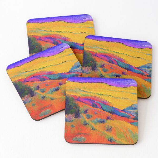 Item preview, Wild West colorful abstract landscape designed and sold by Travelways.