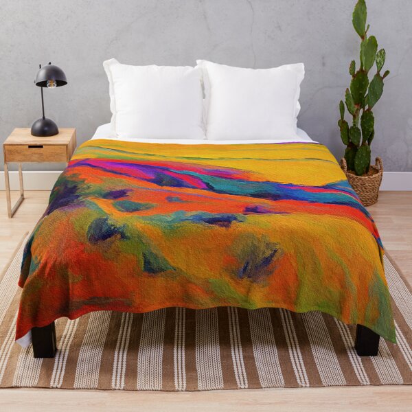 Item preview, Wild West colorful abstract landscape designed and sold by Travelways.