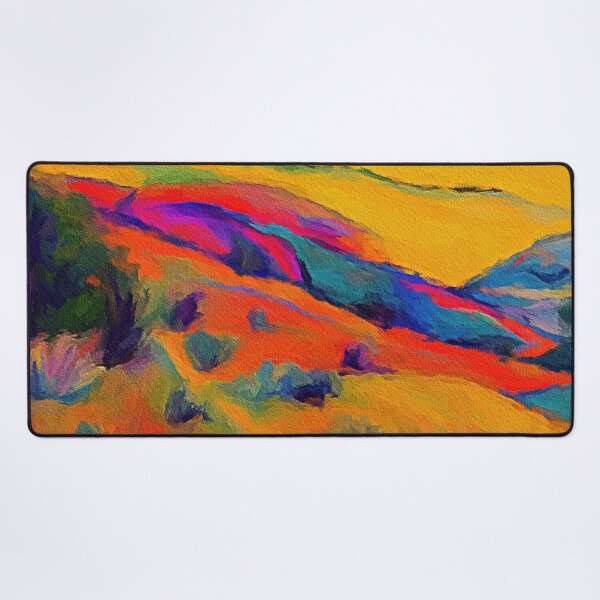 Item preview, Wild West colorful abstract landscape designed and sold by Travelways.