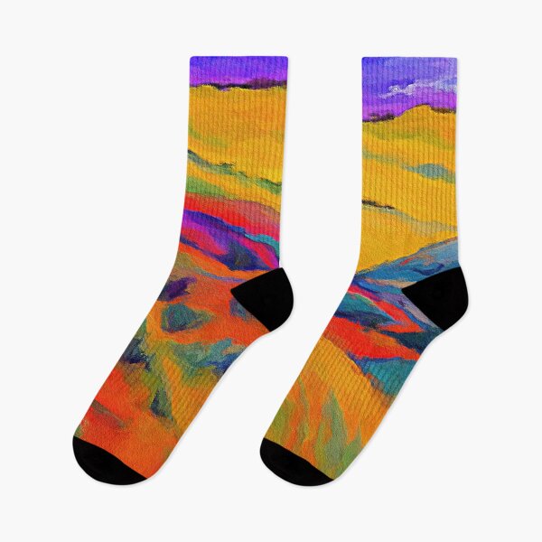 Item preview, Wild West colorful abstract landscape designed and sold by Travelways.