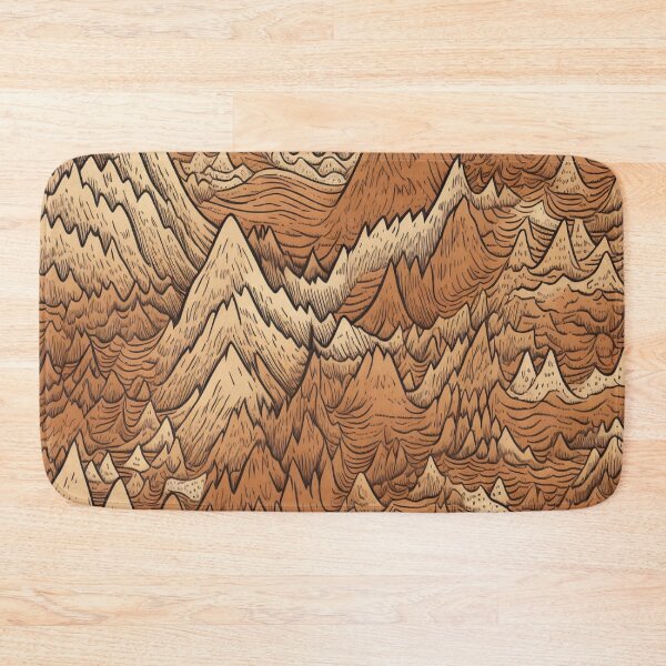 Item preview, Copy of Blue Polygon Mountain Range | Hike Camper Art designed and sold by JFFStore.