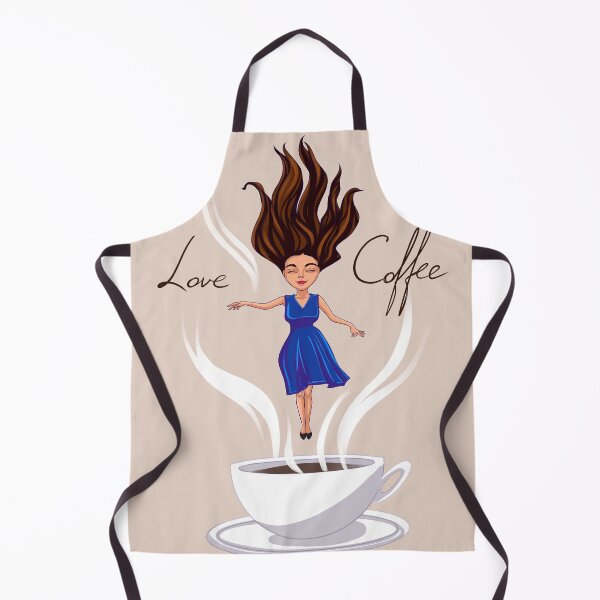 Item preview, Coffee lover girl fly in the cup. Mood designed and sold by ElishasArt17.