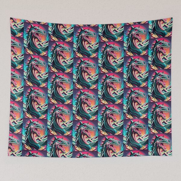 Item preview, Dinosaur Retro Vintage Tshirt designed and sold by Prahaano Designs.