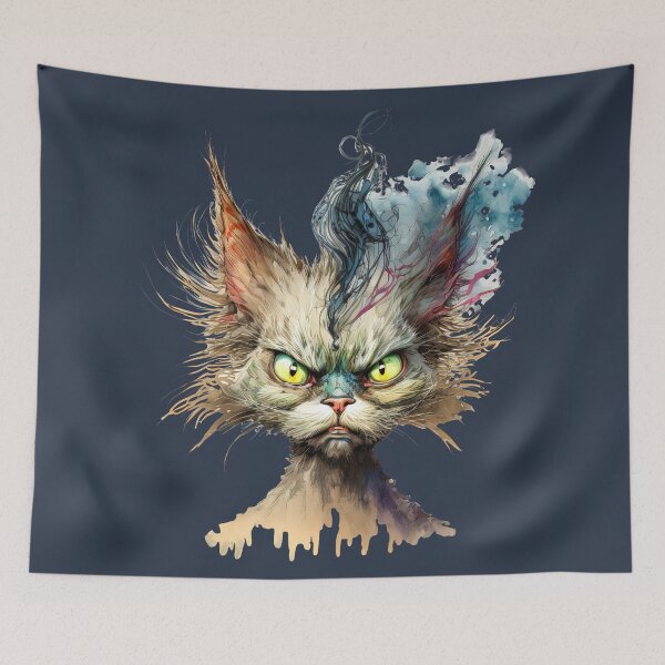 Item preview, Wild Cat , Watercolor Digital Art designed and sold by MoonFoxDesign.