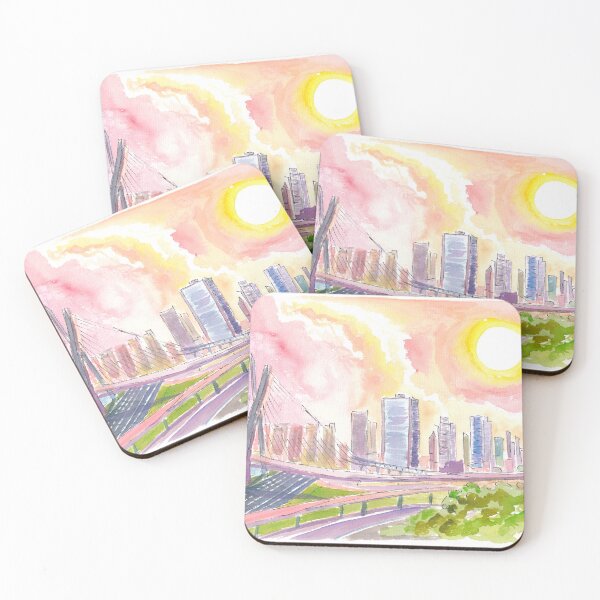 Item preview, Impressive Skyline of Sao Paolo Brazil in the Afternoon designed and sold by artshop77.