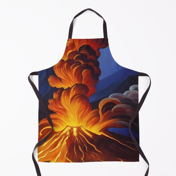 Item preview, Volcán en erupción, empaste, Ai Generated Art designed and sold by ACC .