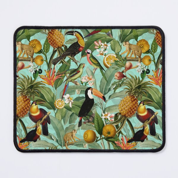 Item preview,  Vintage Toucan Tropical Botanical Garden Turquoise Nightgarden designed and sold by UtArt.