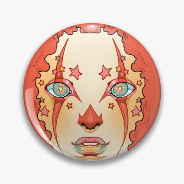 Item preview, Clown face sticker designed and sold by peachy-doodle.
