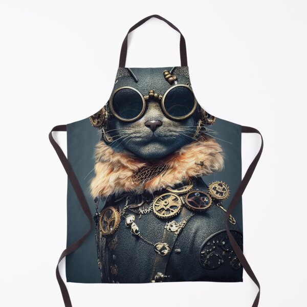 Item preview, Steampunk cat designed and sold by ai1art.