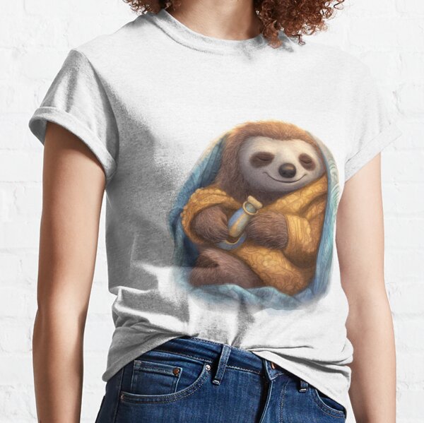 comfy cosy sloth  Classic T-Shirt