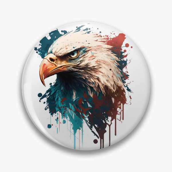 Item preview, USA Bald Eagle, Symbol of Freedom, Impressive designed and sold by MVDigitalArt.