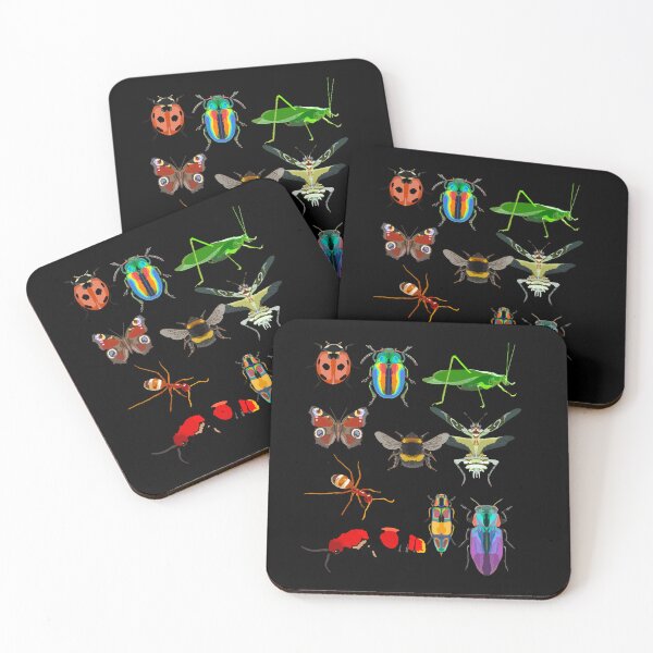 Item preview, I is for Invertebrates,Bugs,Invertebrates Illustration – Bees, Butterflies, Beetles & Ants Art for Nature and Wildlife Lovers designed and sold by PrettylittlepastelUk.