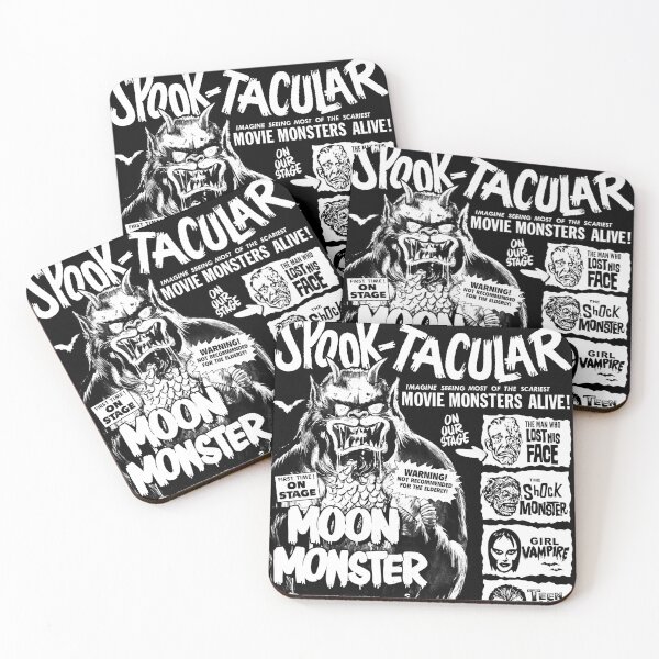 Item preview, Monster Kid Spook-Tacular (retro spook show design) designed and sold by HereticTees.