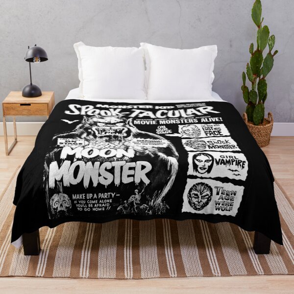 Item preview, Monster Kid Spook-Tacular (retro spook show design) designed and sold by HereticTees.
