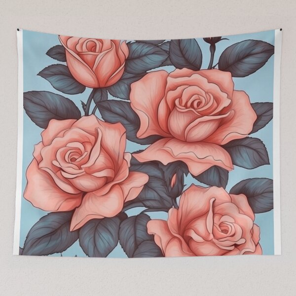 Item preview, Roses Pattern 1 designed and sold by BloomBoutiqueTs.