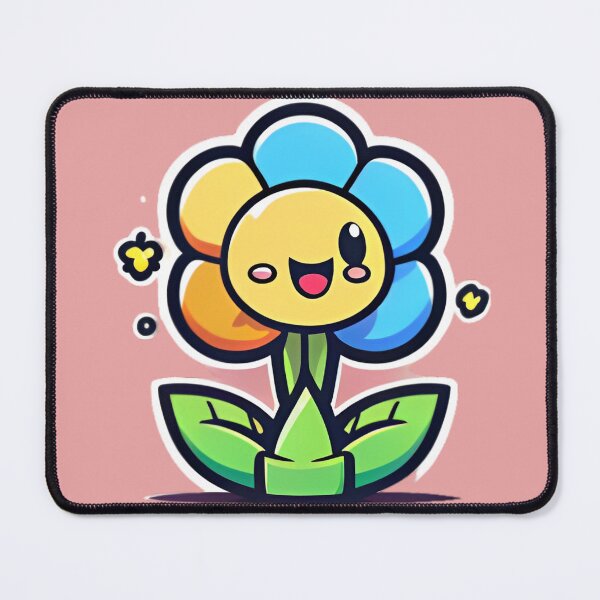 Item preview, a flower with a smiley face cartoon designed and sold by rodrigyte.