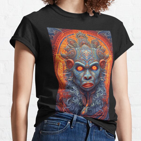 Hanuman in DMT Vision Classic T-Shirt