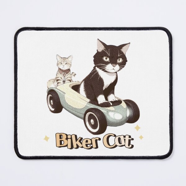 Item preview, Cat miaw,cat miaw lover,Biker Cat,Racer Cat designed and sold by Lychee Design.
