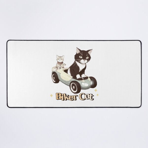 Item preview, Cat miaw,cat miaw lover,Biker Cat,Racer Cat designed and sold by Lychee Design.