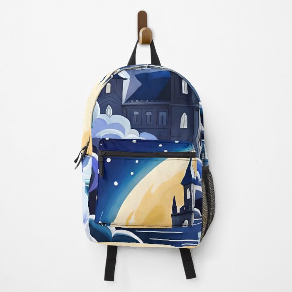 Item preview, AI Generated - Fantasy Moon and Castle designed and sold by Kaiko-Roku.