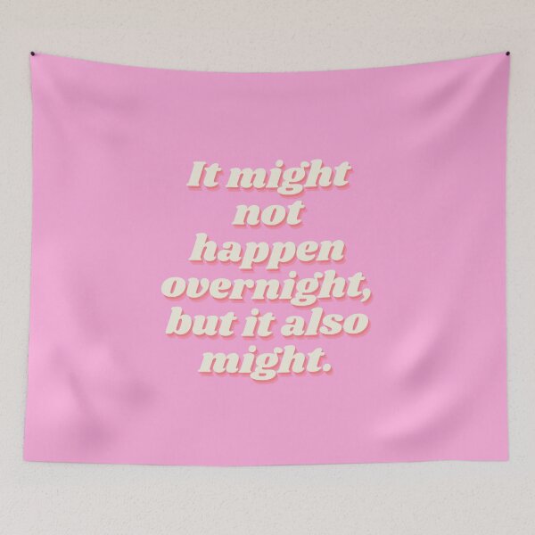 Item preview, Motivational, Inspirational, Tout est Possible, Daily Affirmation, Pink designed and sold by Magic Love Art Print.