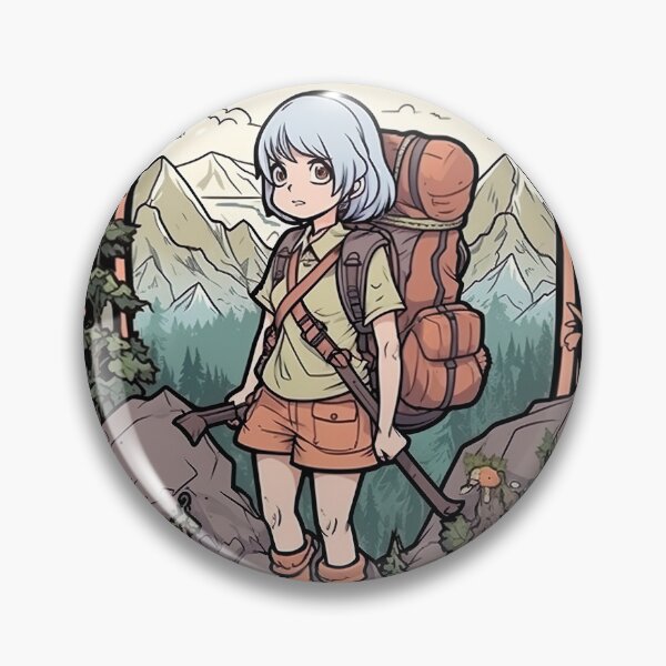 Item preview, Anime Girl hiking in nature designed and sold by SasukiMedia.