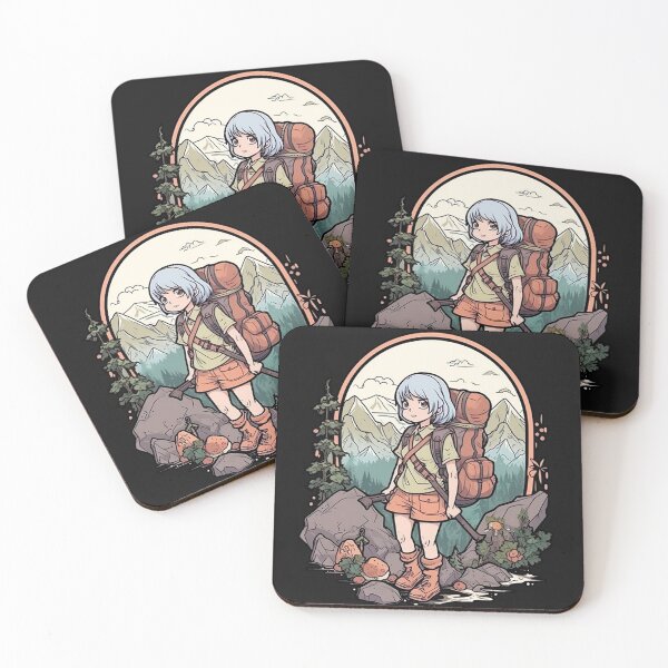 Item preview, Anime Girl hiking in nature designed and sold by SasukiMedia.