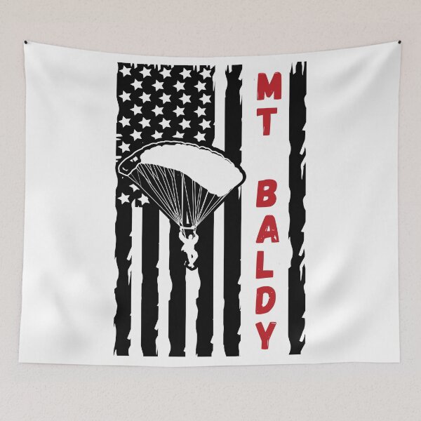Item preview, Skydiving in Mount Baldy, California CA - Vintage Paragliding Parachuting Logo designed and sold by Vintage-TM.