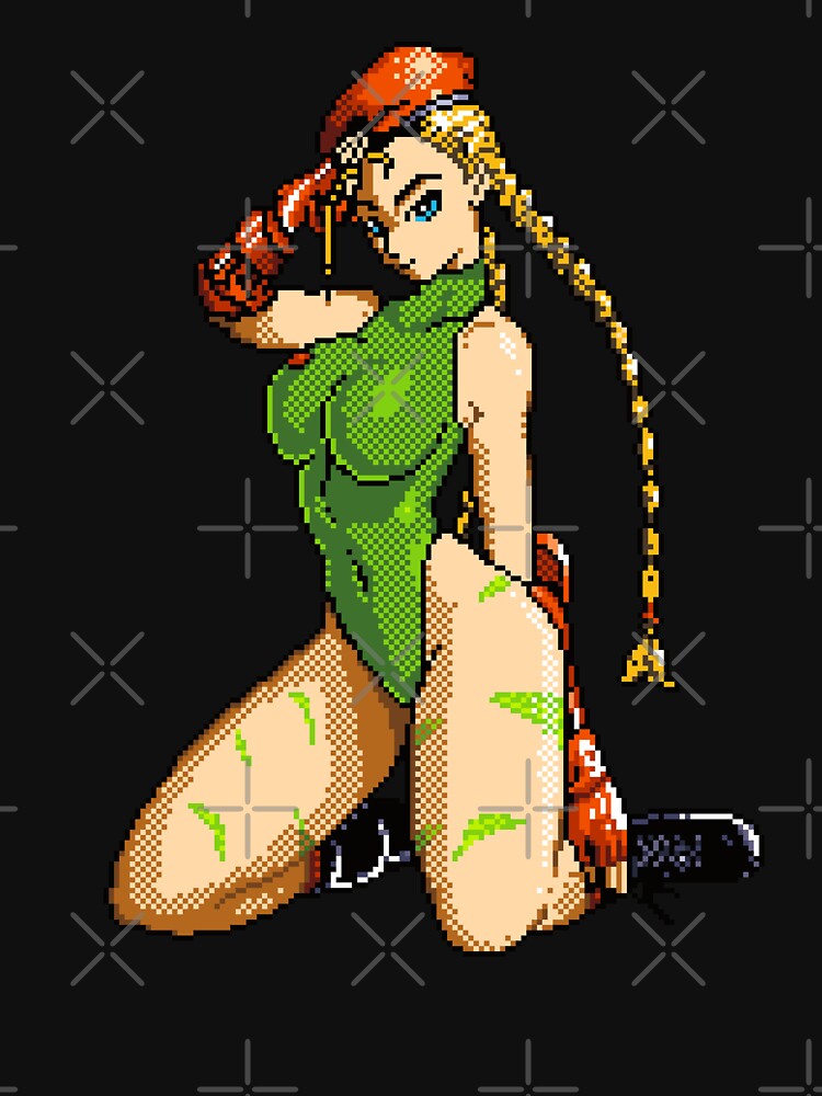 Thumbnail 7 of 7, Classic T-Shirt, Cammy White pixel art designed and sold by djspacegr.
