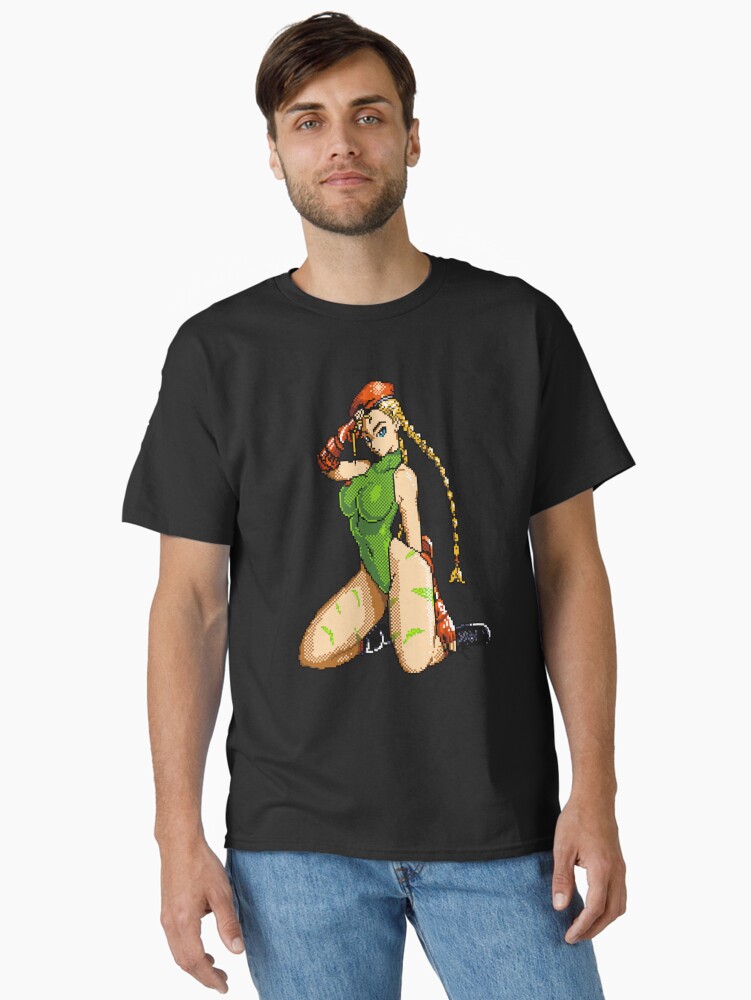 Thumbnail 1 of 7, Classic T-Shirt, Cammy White pixel art designed and sold by djspacegr.