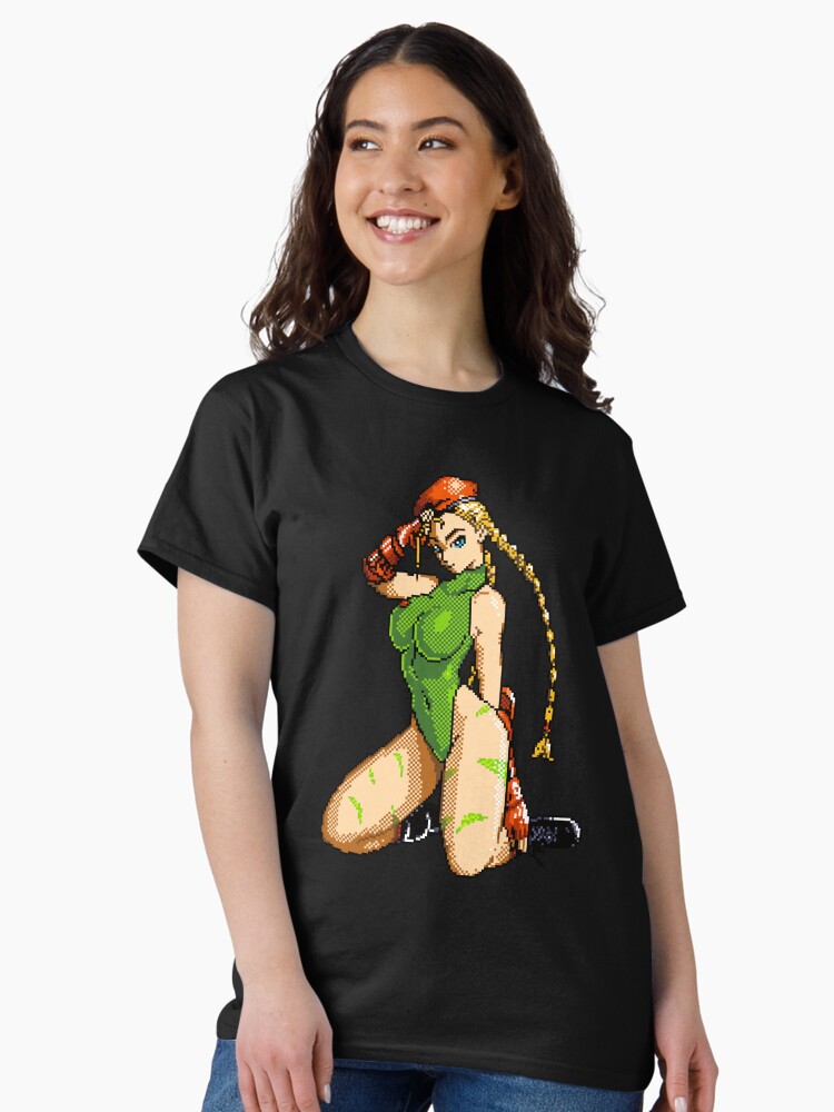 Thumbnail 2 of 7, Classic T-Shirt, Cammy White pixel art designed and sold by djspacegr.