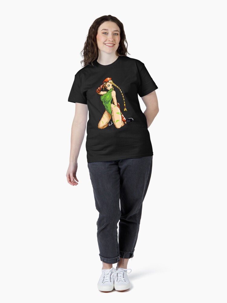 Thumbnail 4 of 7, Classic T-Shirt, Cammy White pixel art designed and sold by djspacegr.