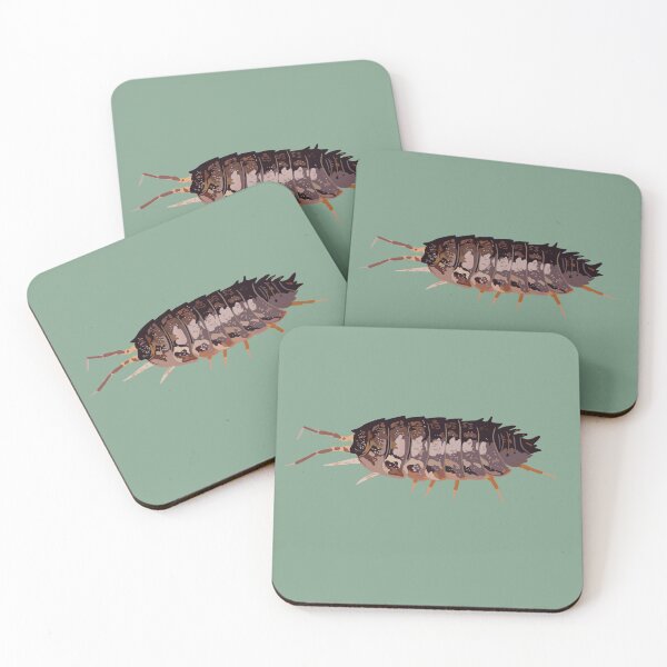 Item preview, W is for Woodlouse,Woodlouse Illustration – Unique Invertebrate Art for Nature and Wildlife Lovers designed and sold by PrettylittlepastelUk.