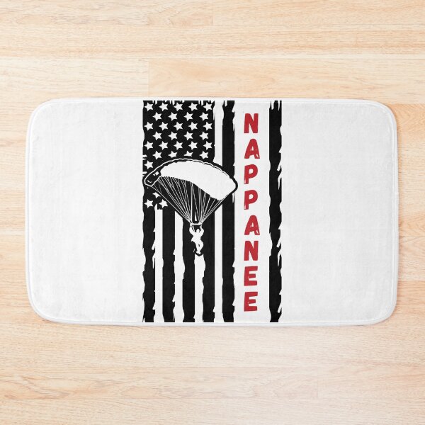 Item preview, Skydiving in Nappanee, Indiana IN - Vintage Paragliding Parachuting Logo designed and sold by Vintage-TM.