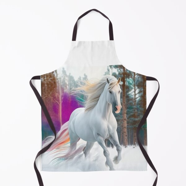 Item preview, White stallion at the edge of the rainbow designed and sold by zedvonzee.