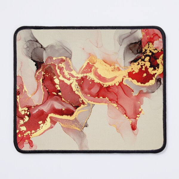 Item preview, Luxury Red Marble Texture With Gold Veins designed and sold by sleeko.